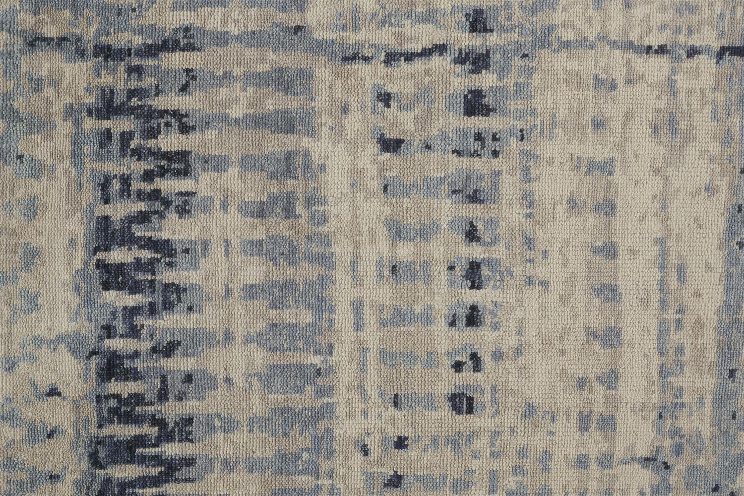 Scottsdale Hand Knotted Tan and Blue Rug by BD Fine