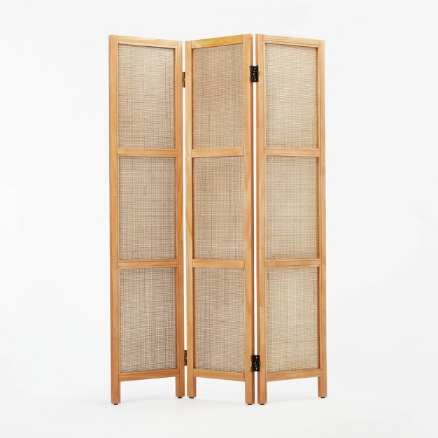 Lomita Rattan Room Divider Natural Designed With Studio Mcgee