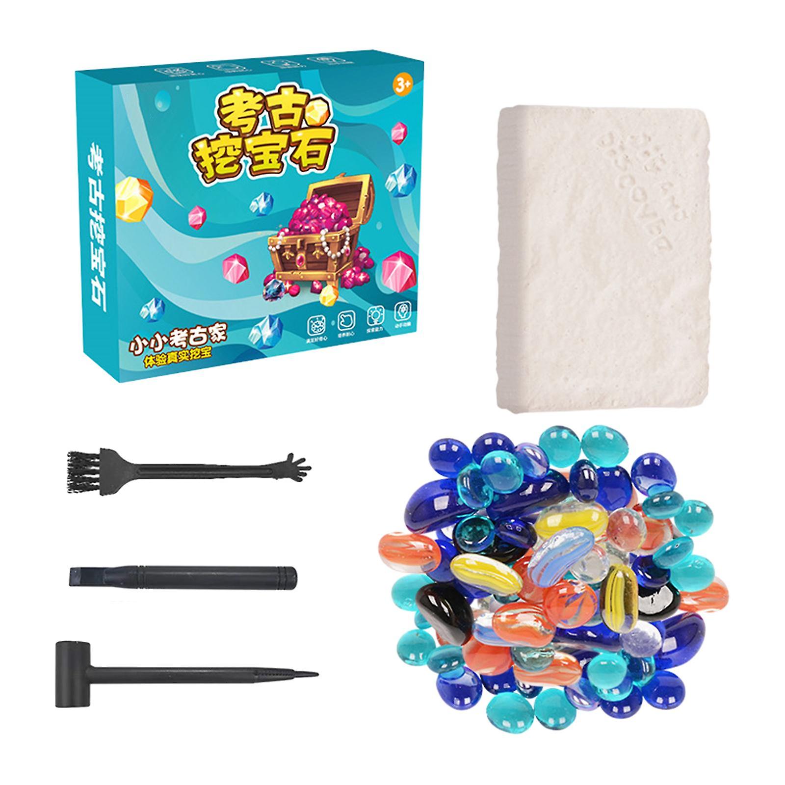 Archaeology Discovery Excavation Kits Stem Activities For Children Preschool 30pcs Stones