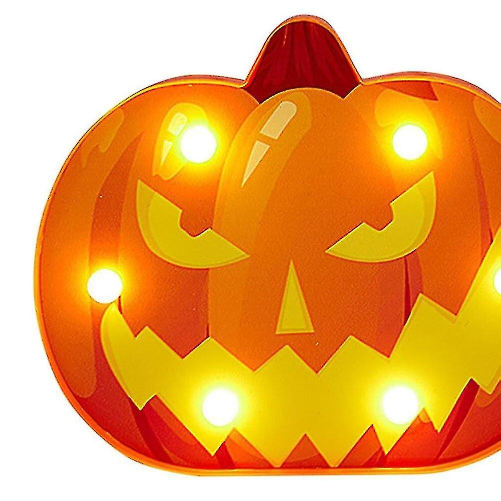 Led Pumpkin Night Light Desktop Decorative Lamp For Halloween Table Decor