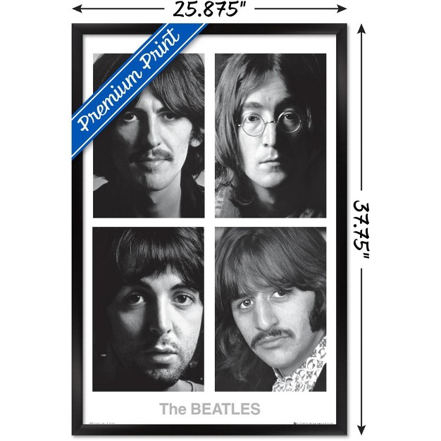 Trends International 24x36 The Beatles White Album Framed Wall Poster Prints