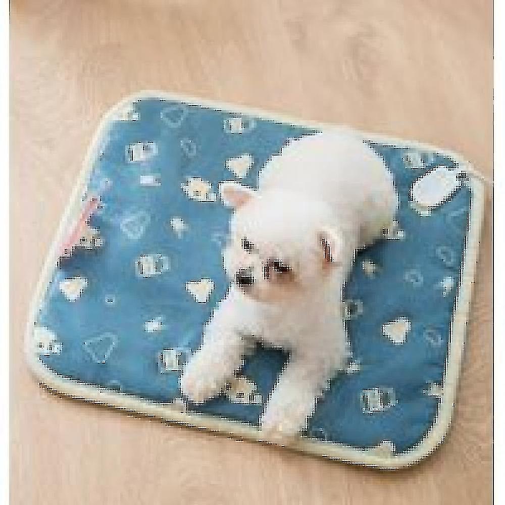 Dog And Cat Heating Pad Electric Pet Heating Pad With Crystal Velvet Blanket Newborn， Small And Old