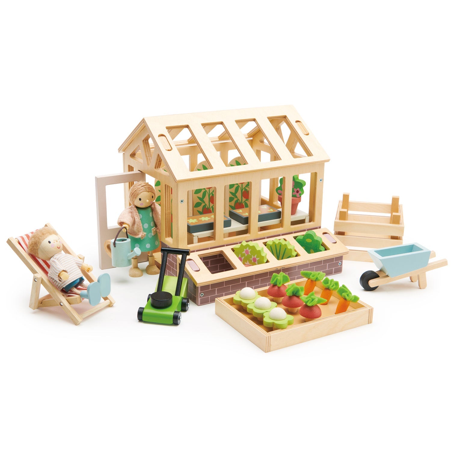 Greenhouse and Garden Set by Tender Leaf Toys