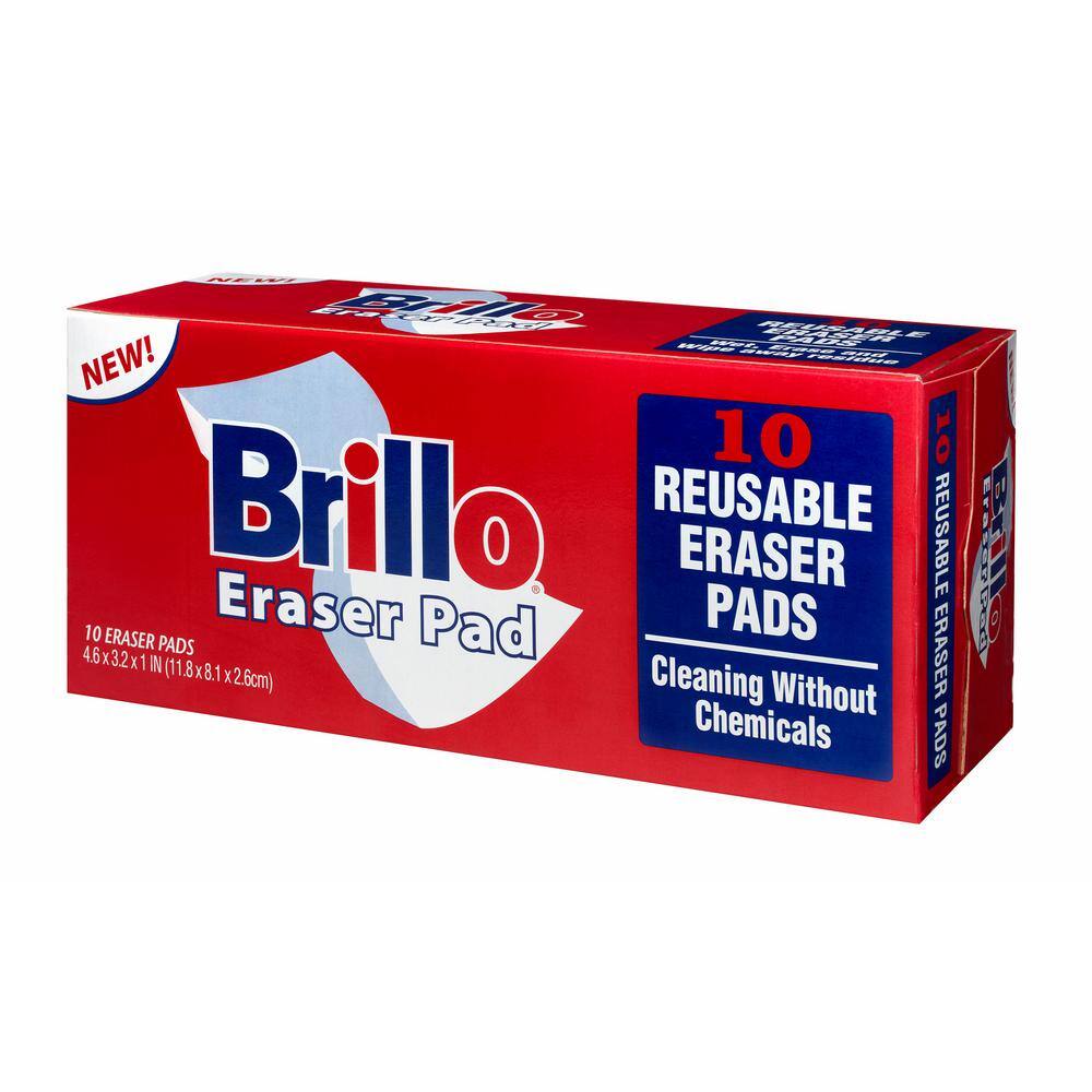 Brillo Eraser Pads (10-Count Case of 12) 56102