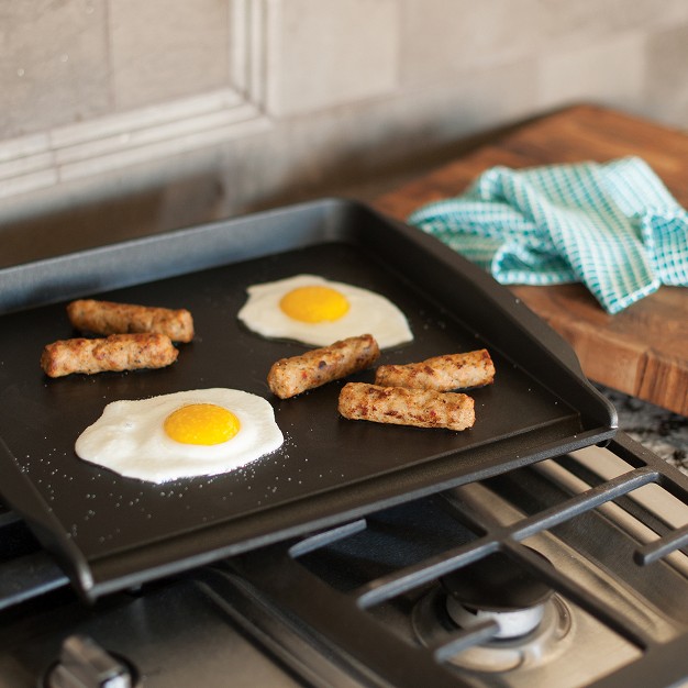 Nordic Ware Aluminum Black Backsplash Griddle