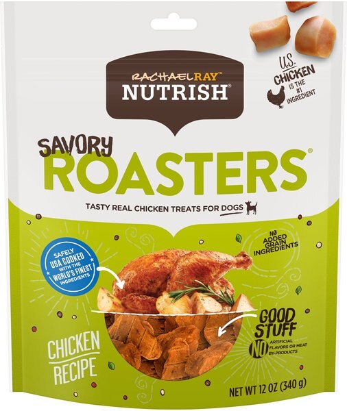 Rachael Ray Nutrish Savory Roasters Roasted Chicken Grain-Free Recipe Dog Treats