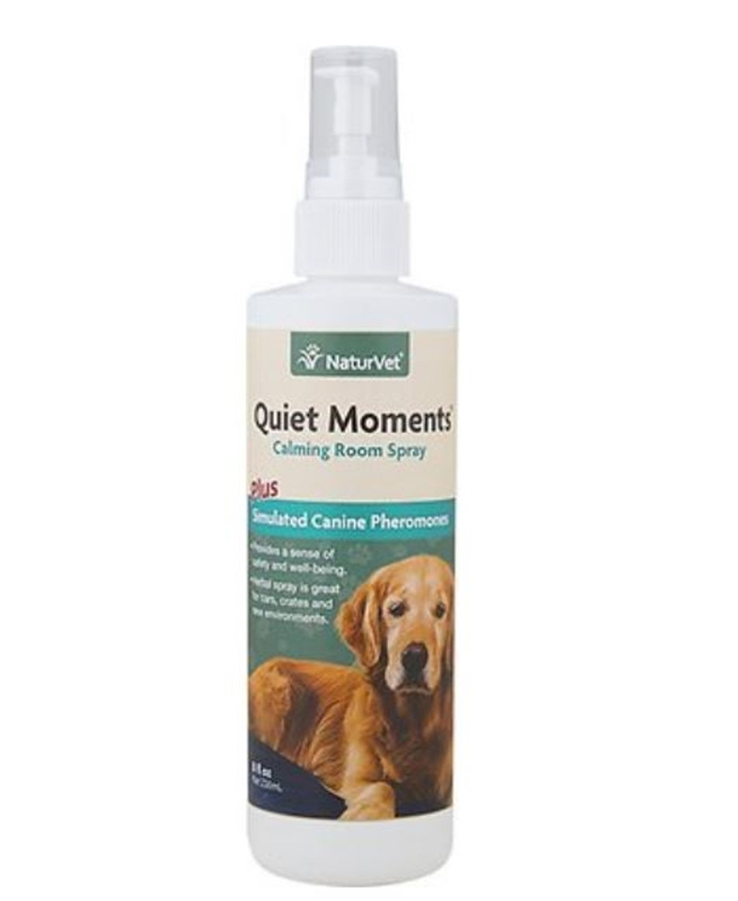 NaturVet Quiet Moments Herbal Calming Aid Dog Spray - 8 oz.