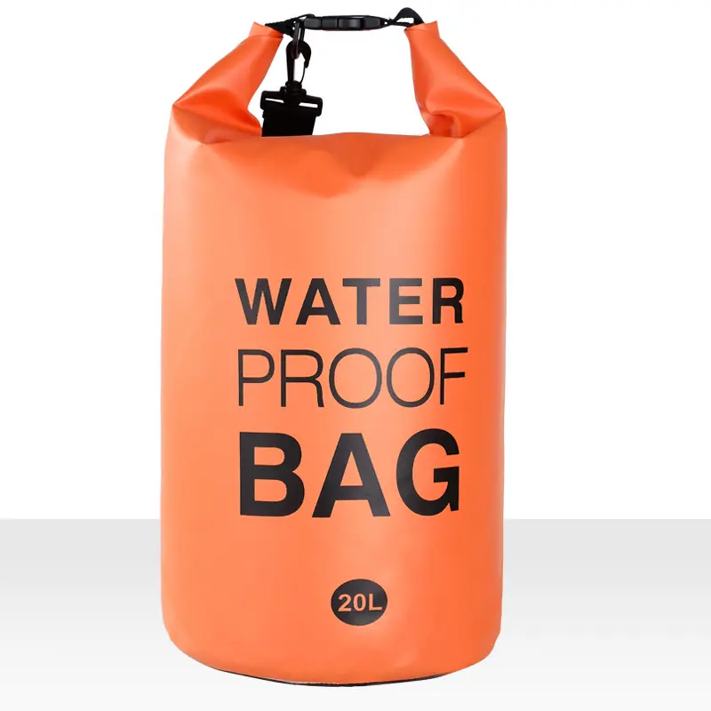 Custom 30L Pvc Ocean Pack Camping Hiking Small Plastic ocean dry pack Waterproof Duffel Dry Bag