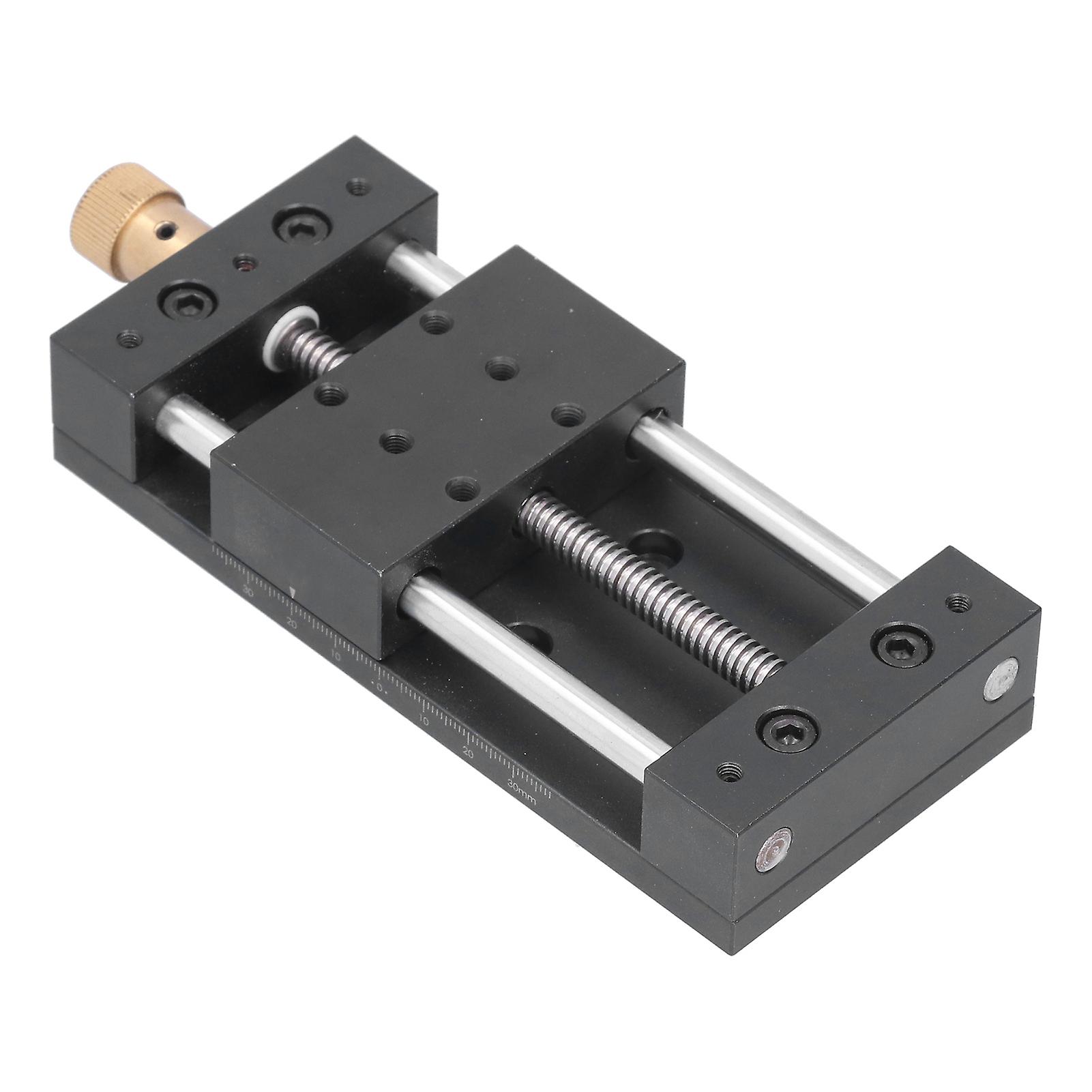 Linear Stage Actuator Manual Sliding Table Aluminium Alloy High Accuracy With Base