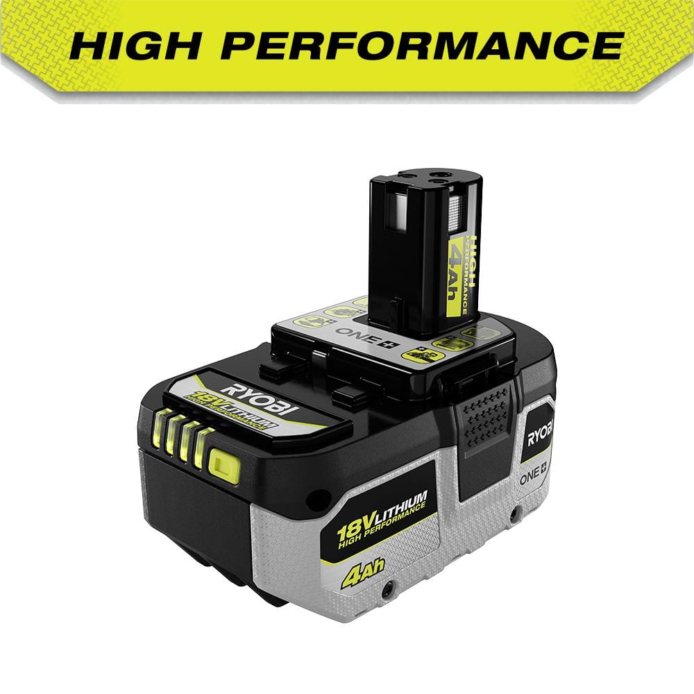 RYOBI ONE+ 18V 4.0 Ah Lithium-Ion HIGH PERFORMANCE Battery PBP004