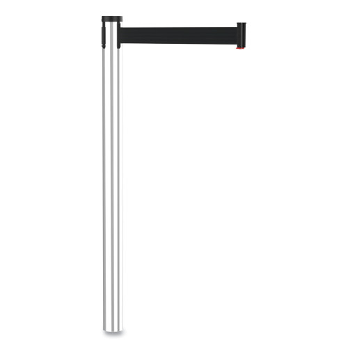 Tatco Adjusta-Tape Crowd Control Stanchion Posts Only， Polished Aluminum， 40