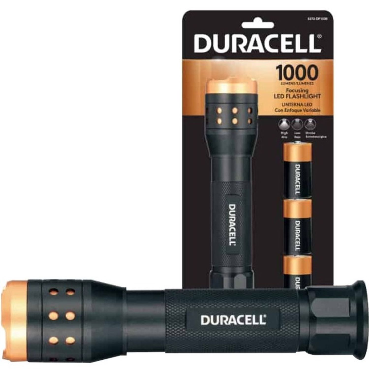 Aluminum Focusing LED Flashlight by Duracell Inc. DUR8272DF1000