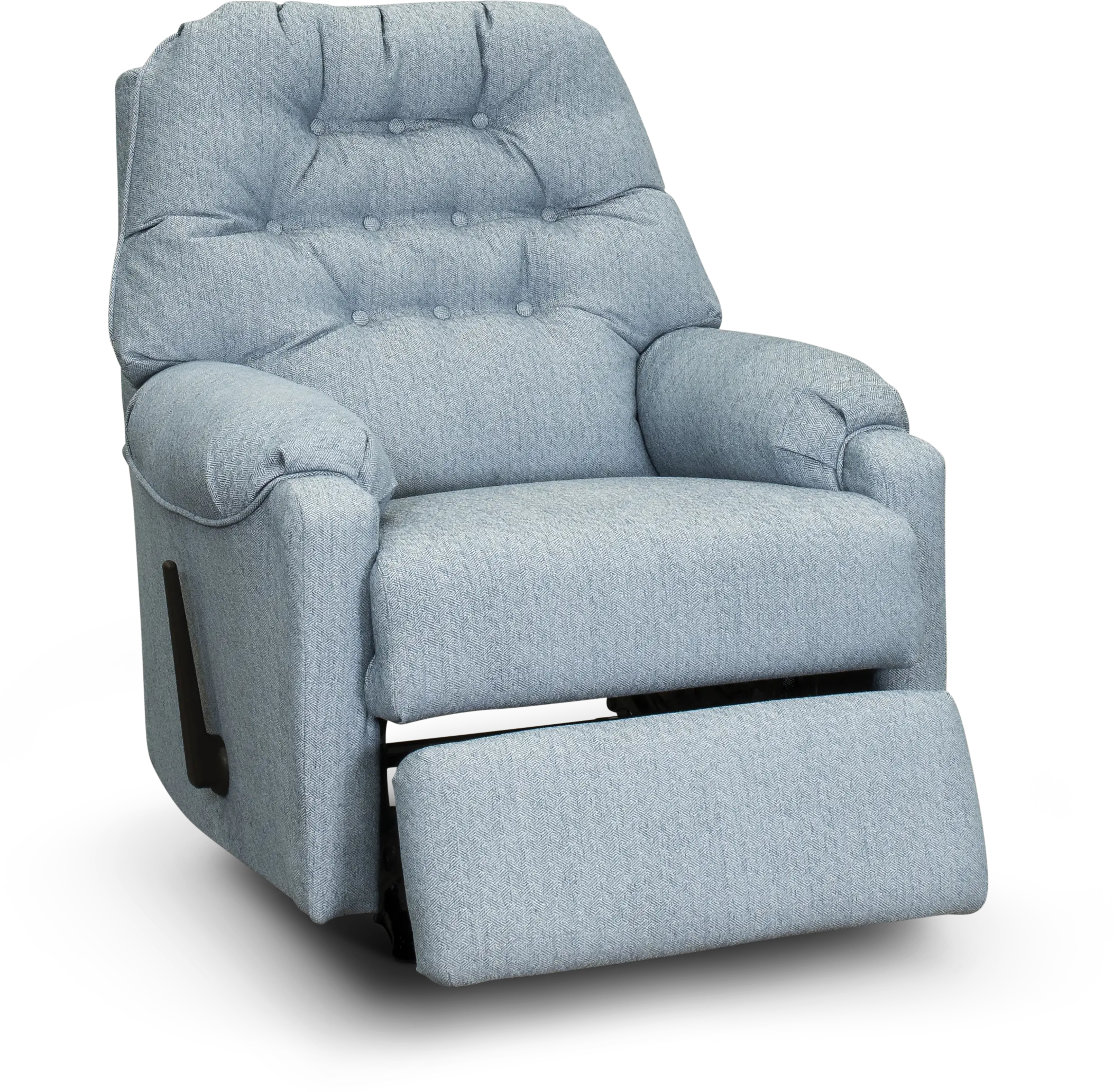 Sondra Powder Blue Manual Rocker Recliner