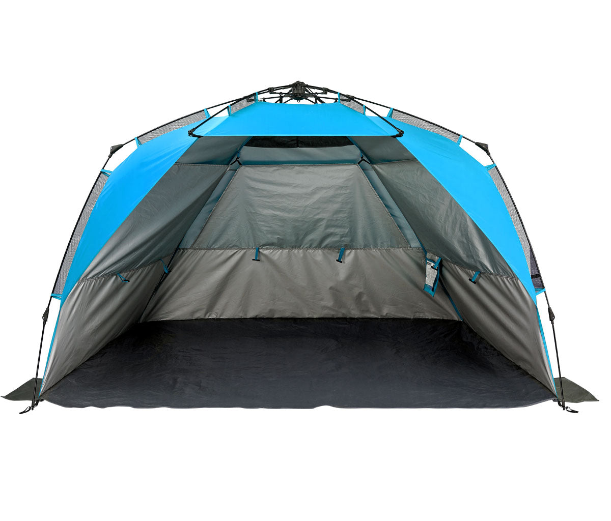 E-Z Up® Wedge Instant Shelter® Beach Tent， Blue Splash