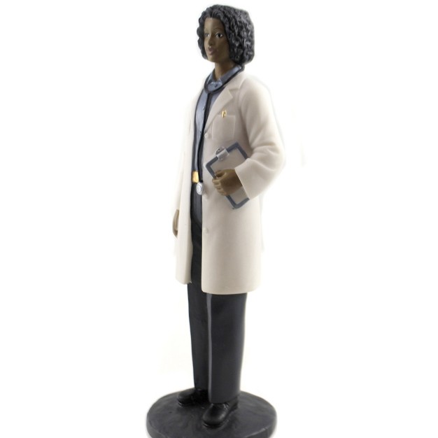 Black Art Female Doctor One Figurine 8 0 Inches Hospital Medicine Heritage 27003 Polyresin Multicolored