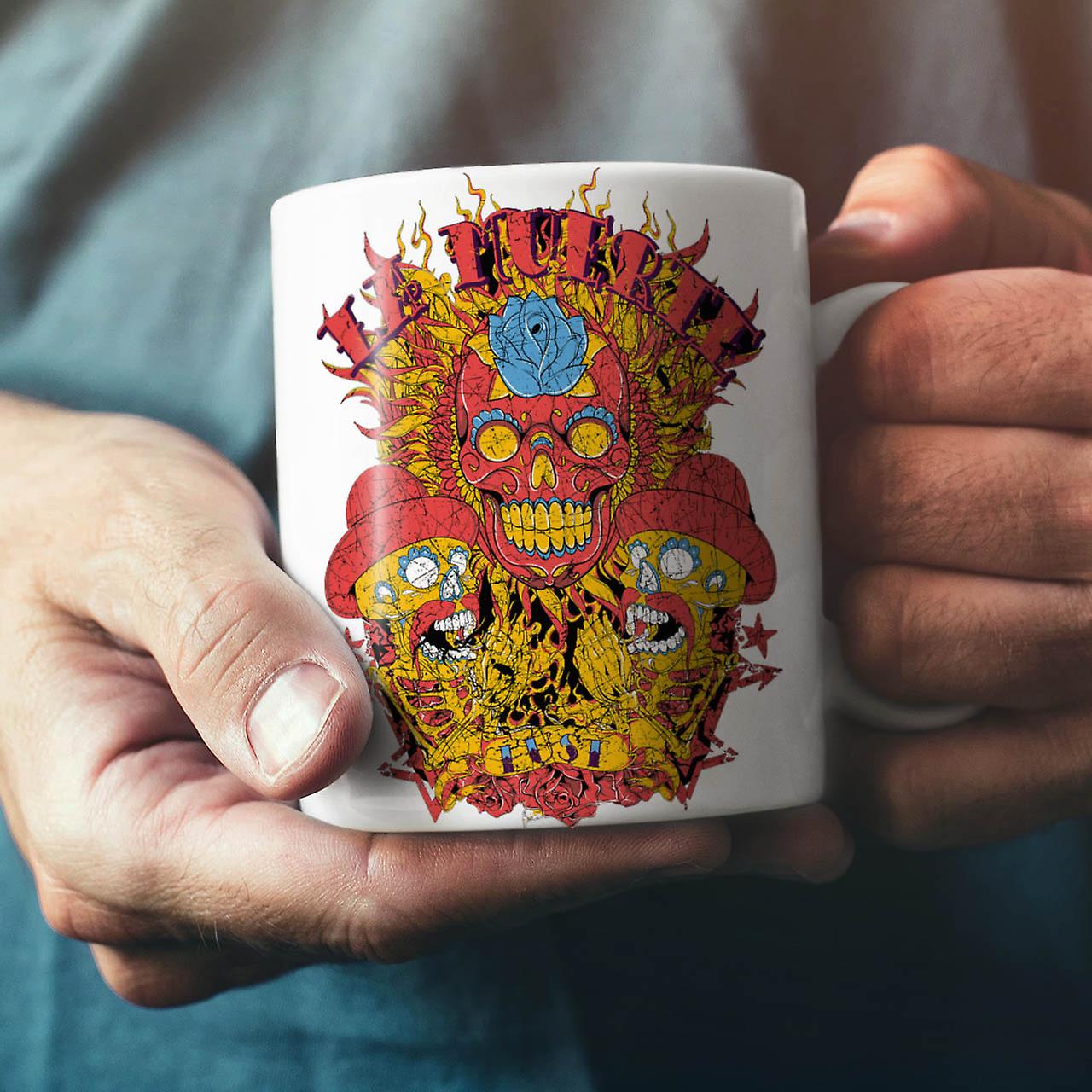 Day Of Dead Muerte NEW White Tea Coffee Ceramic Mug 11 oz | Wellcoda