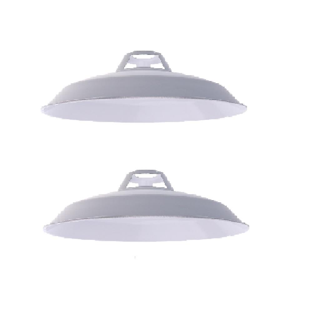 2pcs Industrial Retro Pendant Lamp Shade Circular Opening Ceiling Lamp Shade