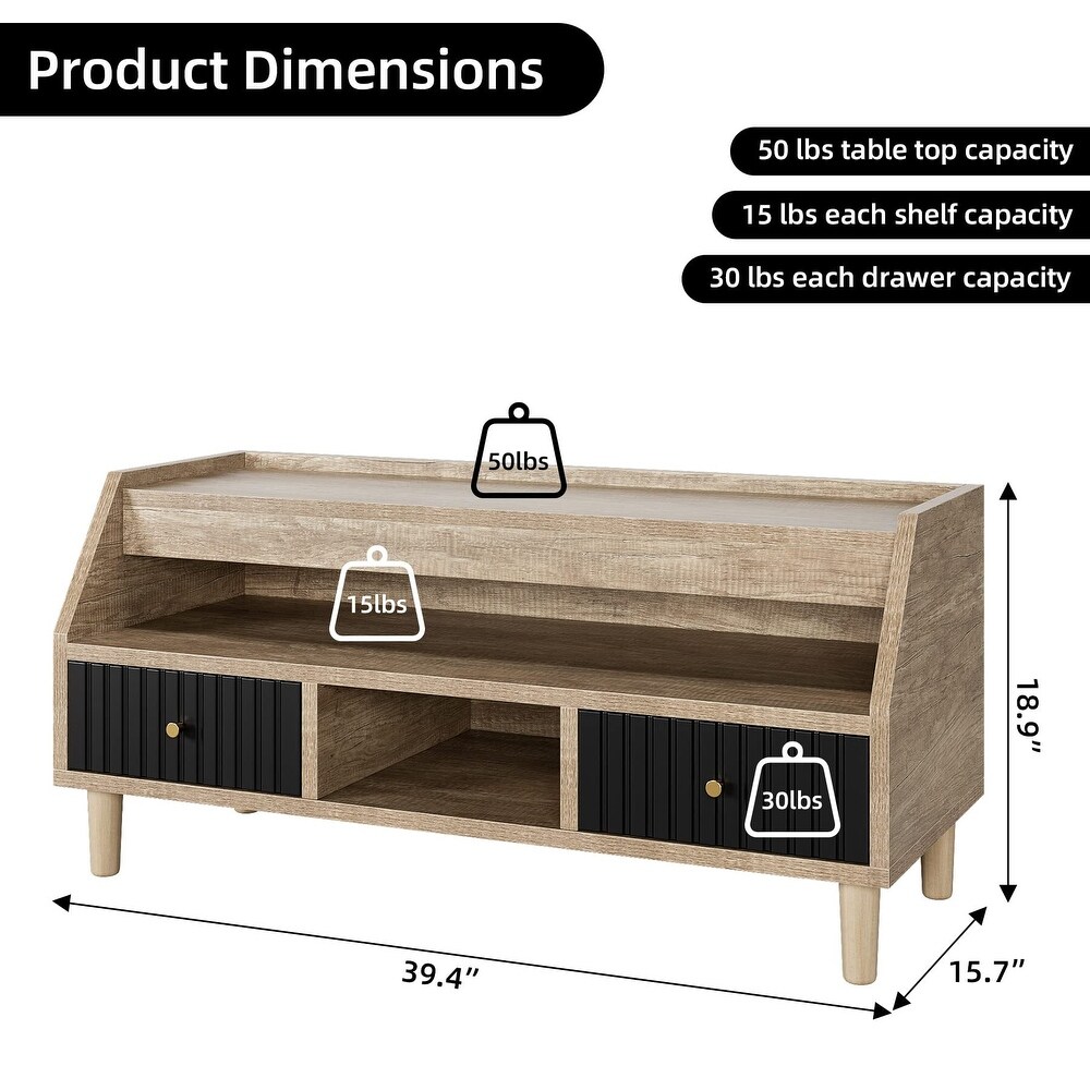 TV Stand with Storage for 50 inch TV