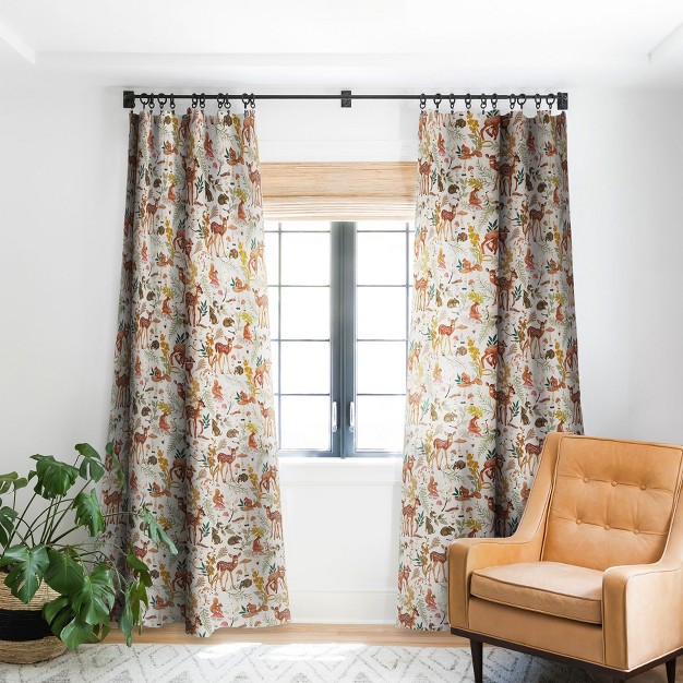 1pc Blackout Window Curtain Panel Deny Designs