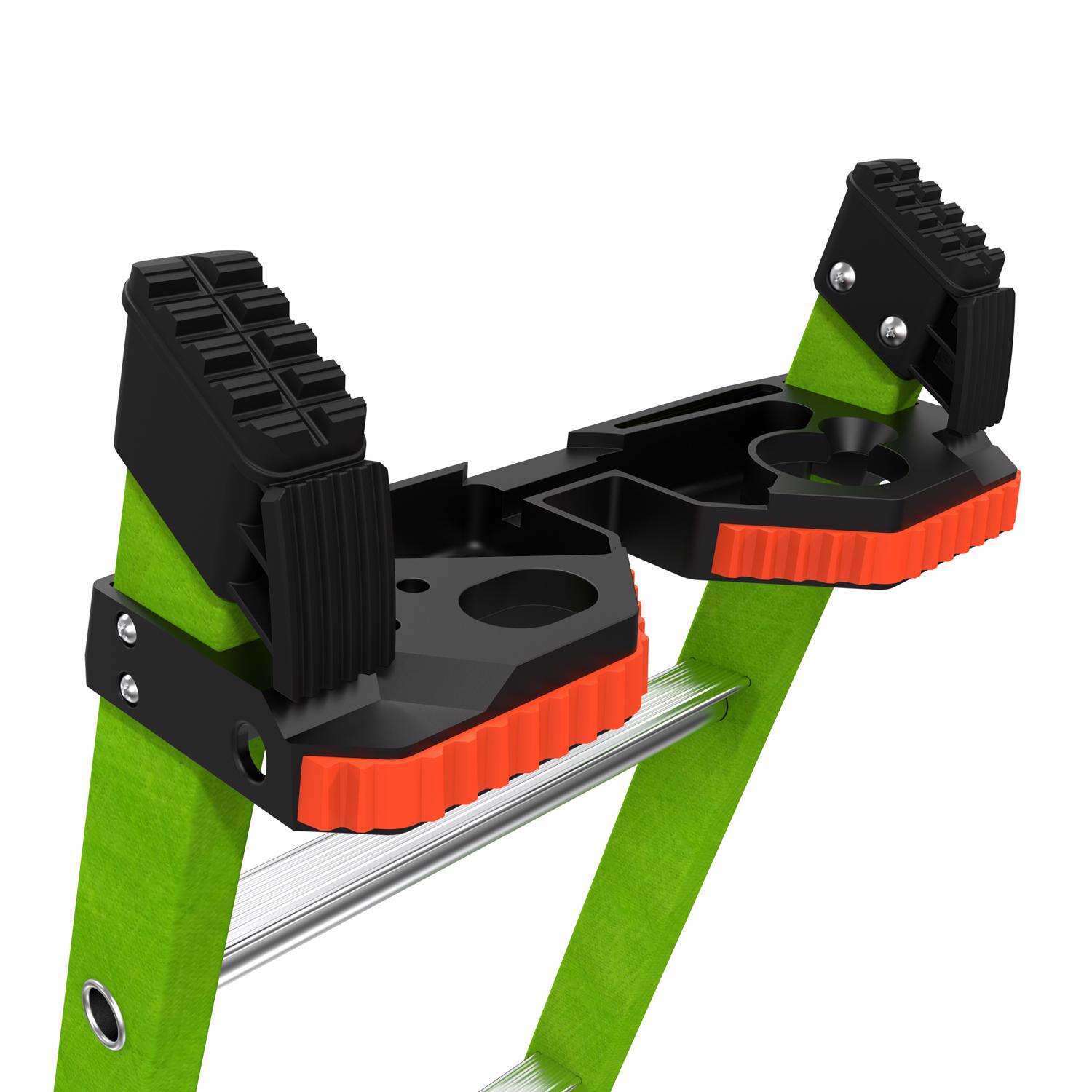 Little Giant 8 ft. H Fiberglass Step Ladder Type IAA 375 lb. capacity
