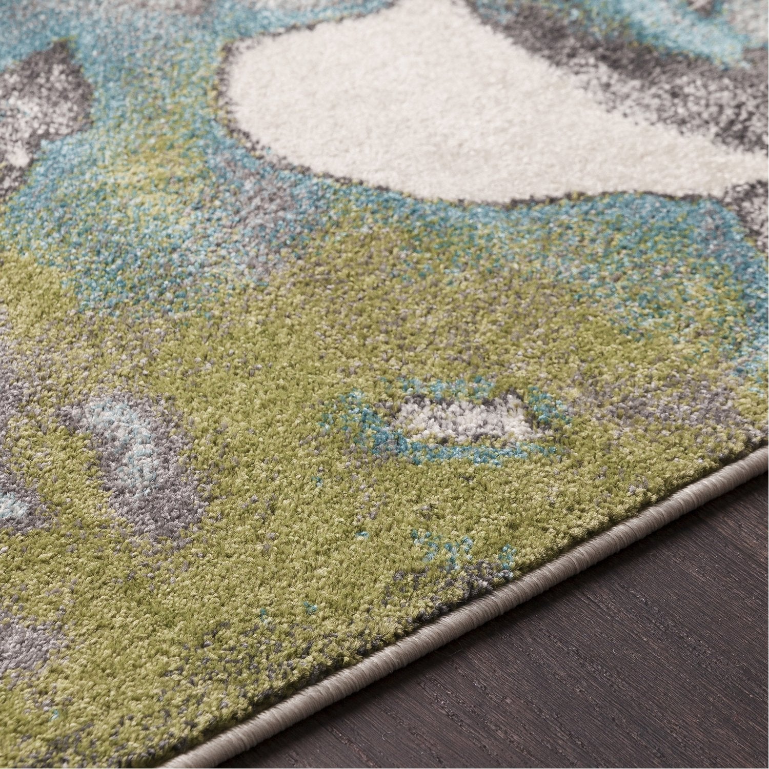 Aberdine Rug in Aqua & Teal