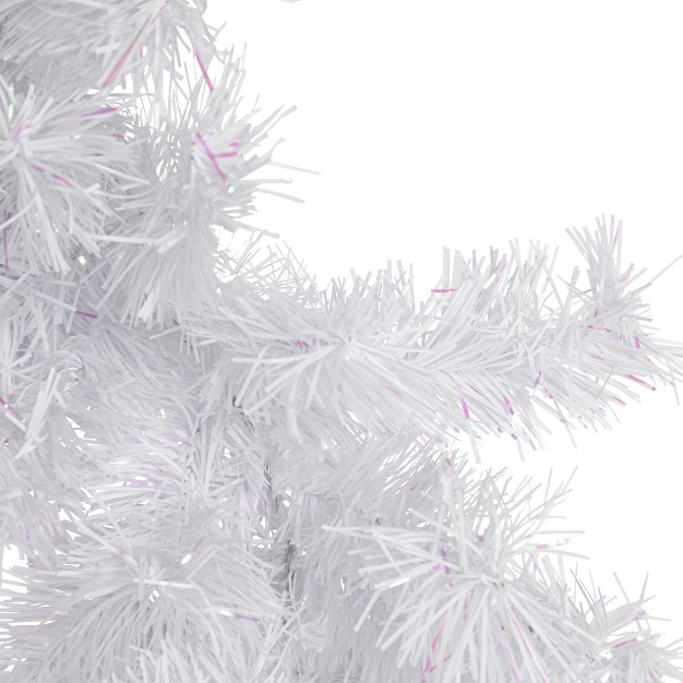 Icy White Iridescent Spruce Artificial Christmas Garland Unlit