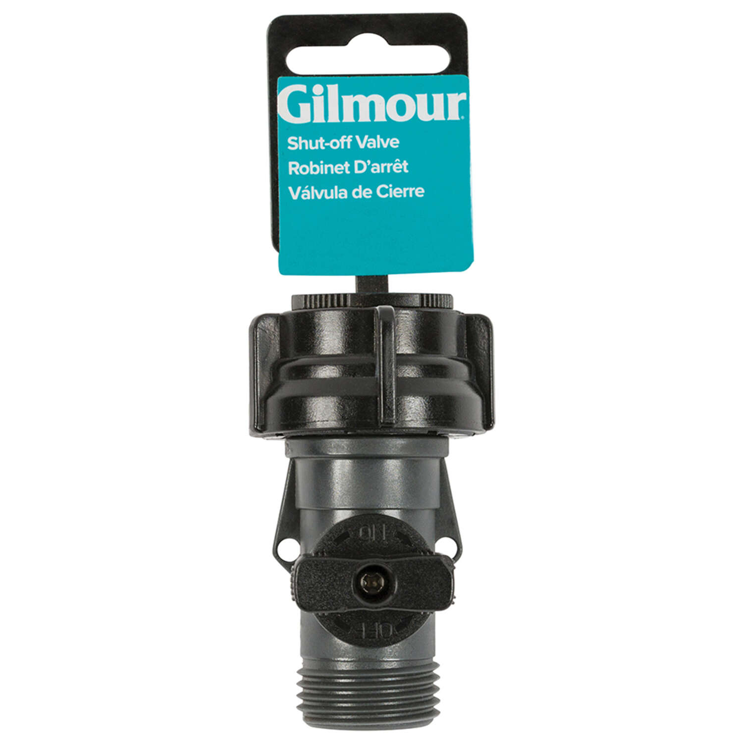 Gilmour Polymer Threaded Male/Female Hose Shut-off Valve