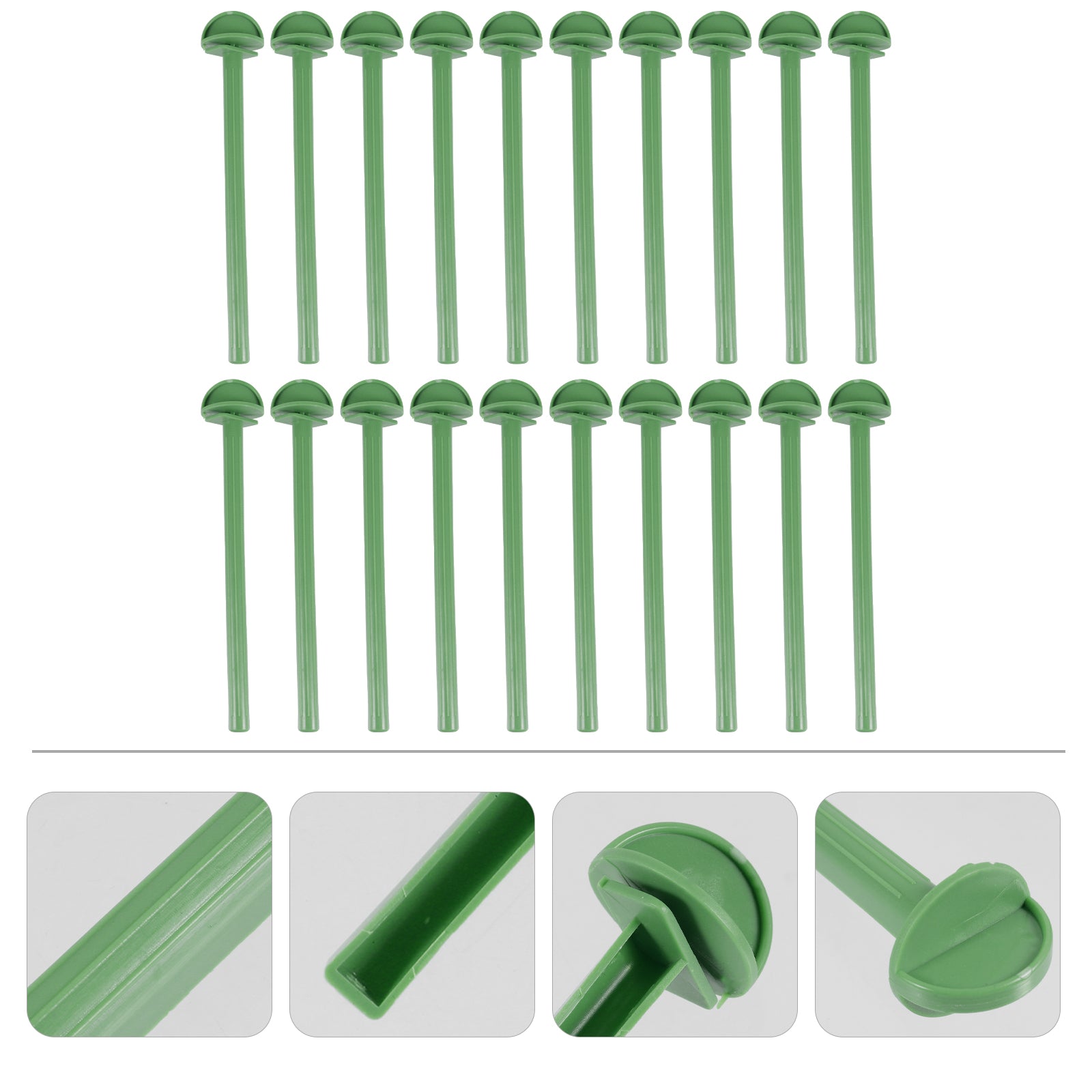 NUOLUX 20pcs Plastic Parrot Cage Standing Rod Parrot Perch Standing Rods Pet Plaything