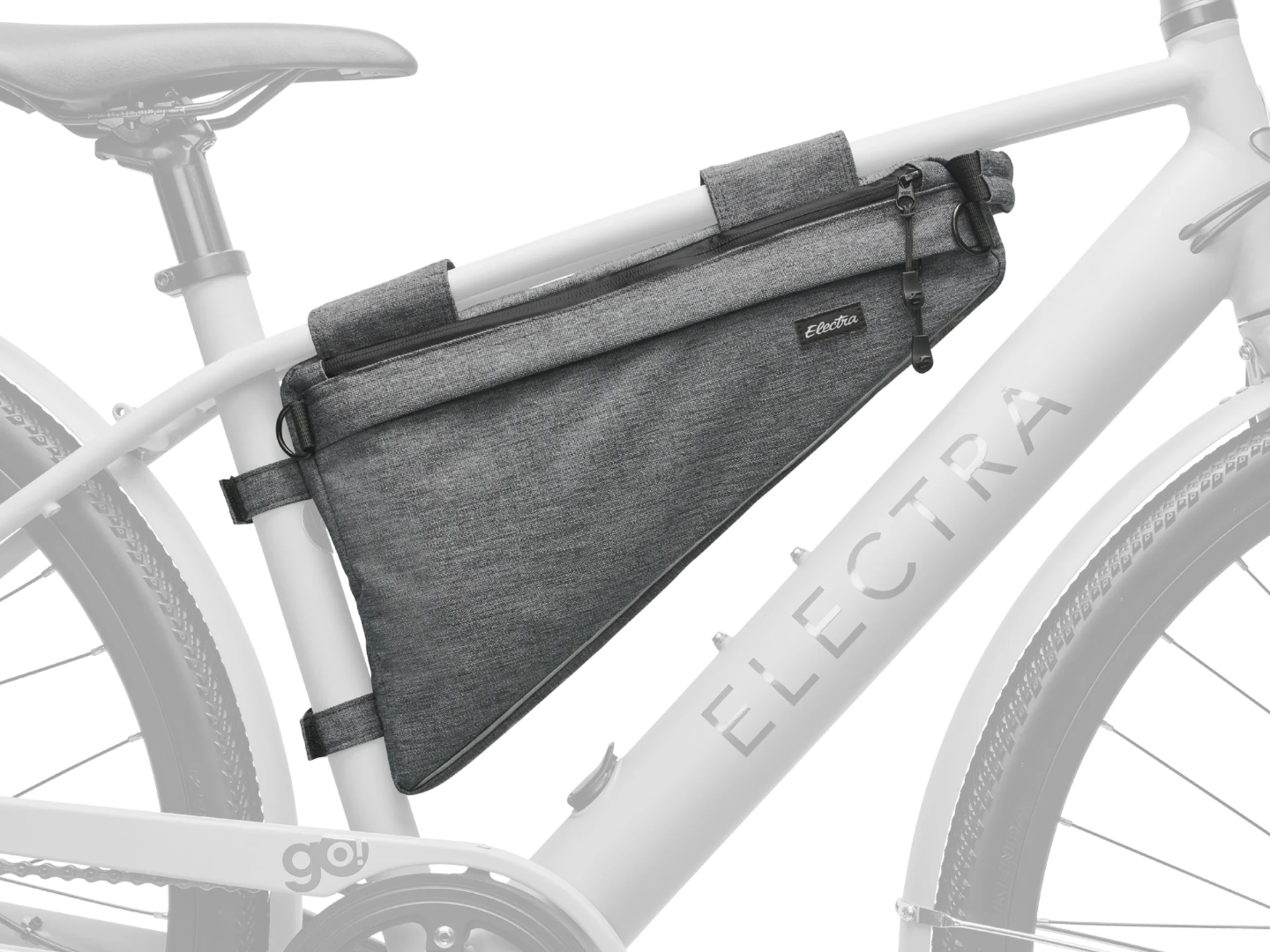 Electra Triangle Frame Bag - Gray