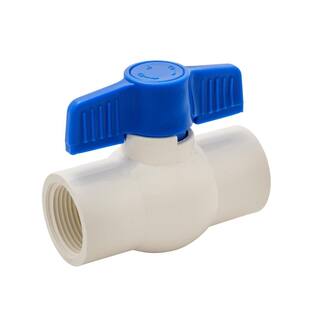 Everbilt 1 in. PVC FIP x FIP Sch. 40 Ball Valve 107-135EB