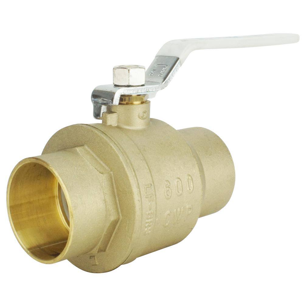 Apollo 2 in. Lead Free Brass SWT x SWT Ball Valve 94ALF20801A