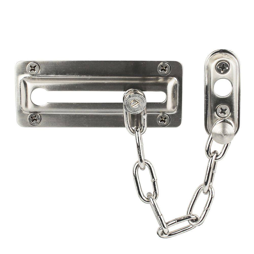 Defiant Satin Nickel Chain Door Guard 70482