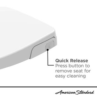 American Standard AquaWash Slim Non- Electric Slow Close Bidet Seat for Elongated Toilets in. White 8033A65G.020