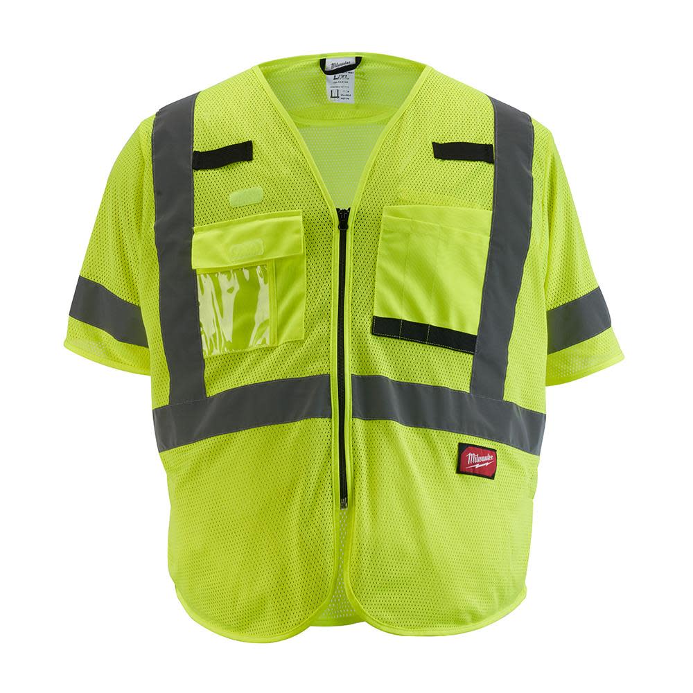 MW High Vis Safety Vest Class 3 Mesh 48-73-5131M910 from MW