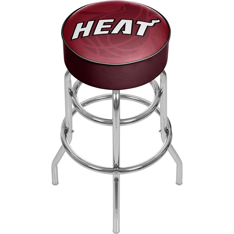 Miami Heat Padded Swivel Bar Stool