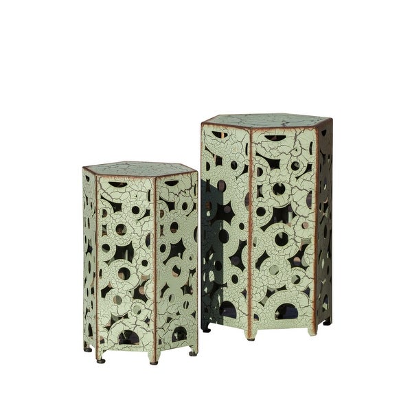 Parrish Iron Accent Tables (Set of 2) by Christopher Knight Home