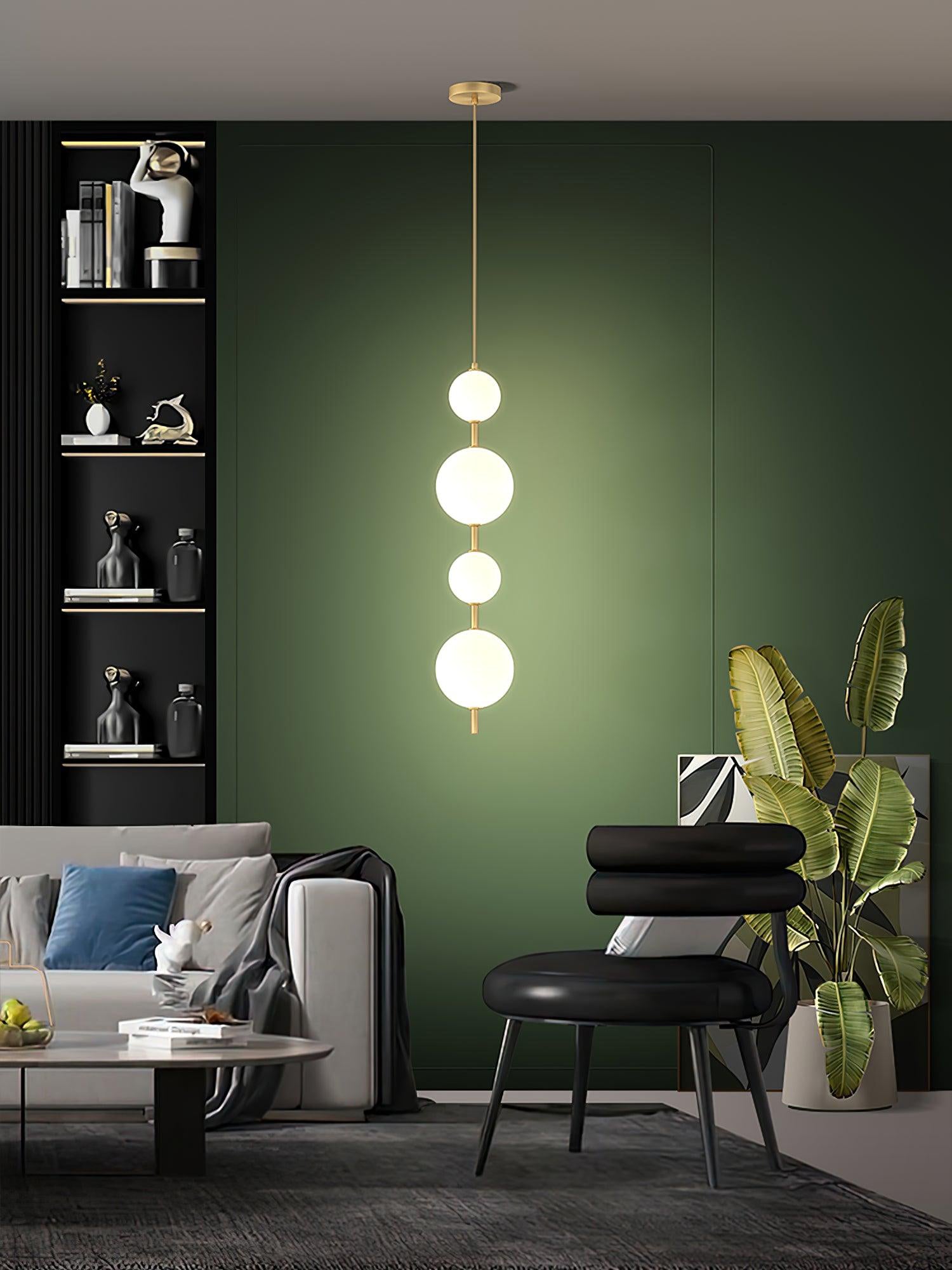 Vertical Globe Pendant Lamp