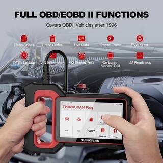 Thinkcar 5 in. OBD2 Scanner Tablet Car Code Reader Vehicle Diagnostic Tester Tool THINKSCAN PLUS S7 TKPS7