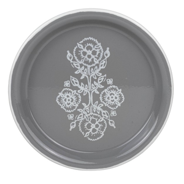 Set Of 3 You Trinket Dishes Gray Metal Foreside Home amp Garden