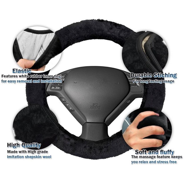 Zone Tech Handbrake Gear Shift And Steering Wheel Cover