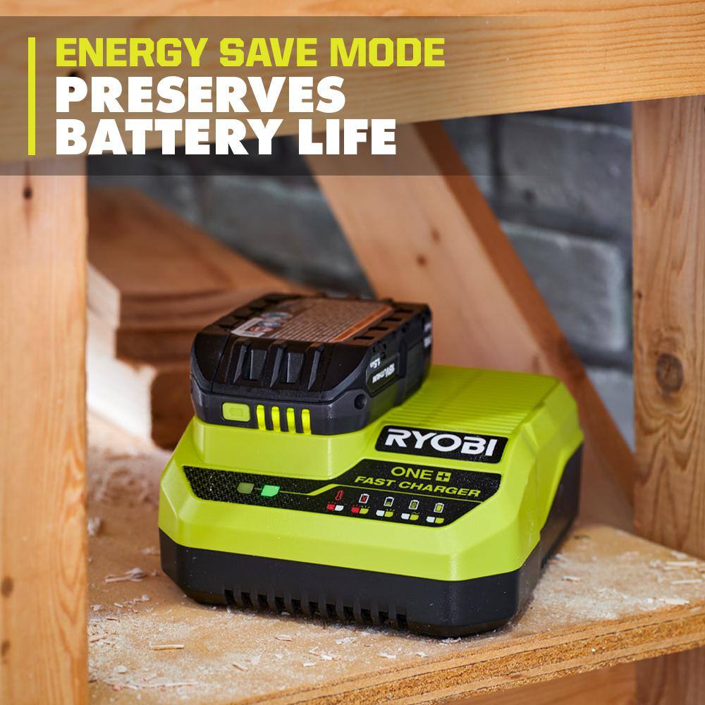 RYOBI ONE+ HP 18V 6.0 Ah Lithium-Ion HIGH PERFORMANCE Battery and Charger Starter Kit PSK016