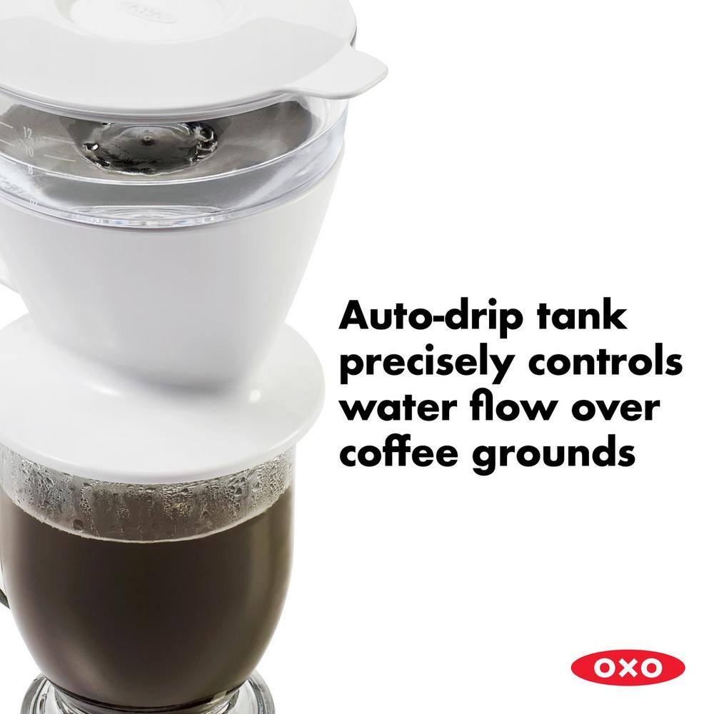 OXO Good Grips 1.5-Cup White Pour-Over Coffee Maker 11180100