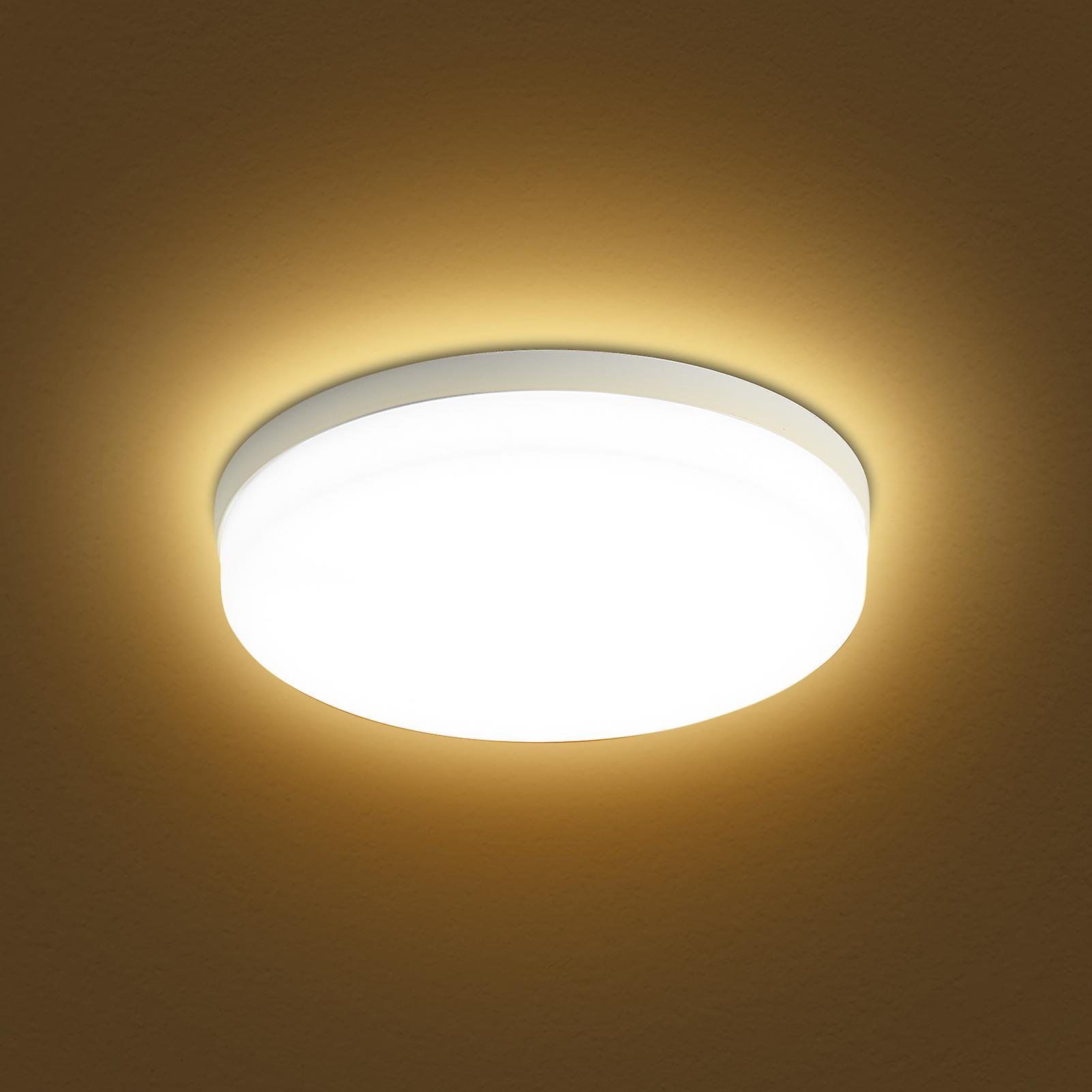 Leds Ceiling Light Flush Mounting 24w Round Ceiling Lamp For Kitchen Bedroom Hallway (6500-7000k White Light) No.201679