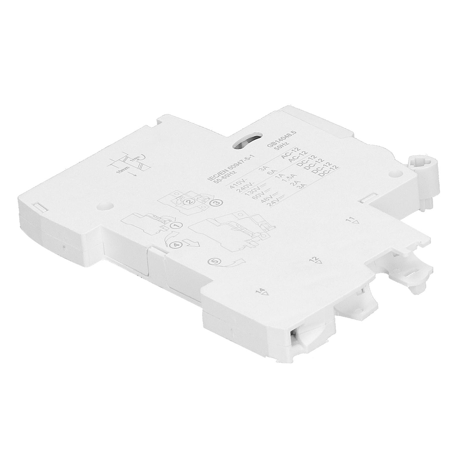 Circuit Breaker Auxiliary Contact 1no+1nc Fit For Ic65 Ac240v/ac415v/dc130v/dc60v/dc48v/dc24v