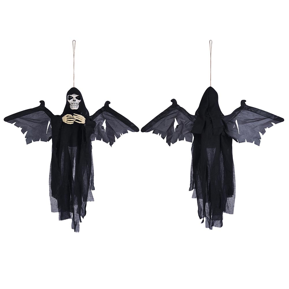 Yescom Animated Skeleton Props w/ Wings Sound Activated Lighted