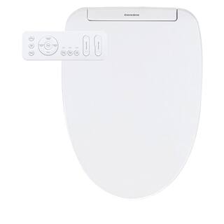 Casta Diva Electric Smart Bidet Seat for Elongated Toilets with Remote Control in White CD-BT01