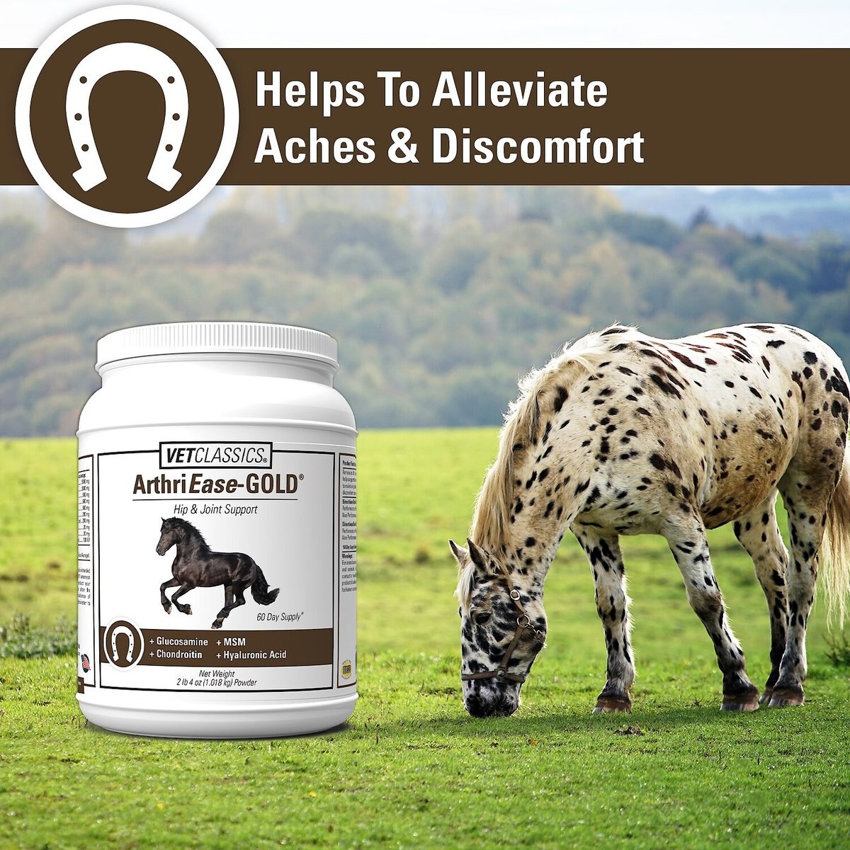 VetClassics ArthriEase-GOLD Hip and Joint Horse Supplement