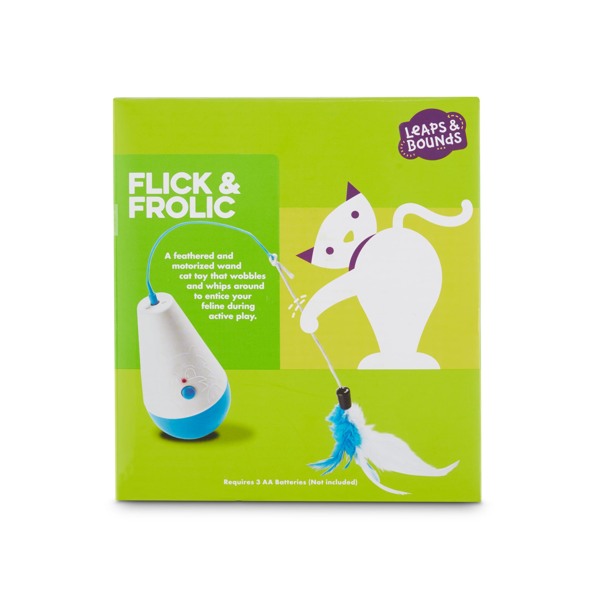 Leaps  Bounds Flick  Frolic Electronic Wobble Wand Cat Toy