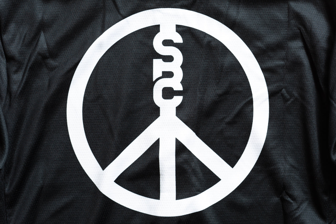 State Bicycle Co. - Peace Jersey  - Sustainable Clothing Collection (Black)