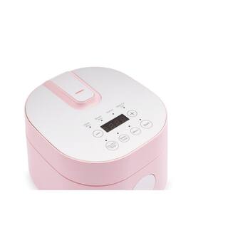 GreenLife Go Grains 4-Cup Pink Electric Grains and Rice Cooker CC004426-001